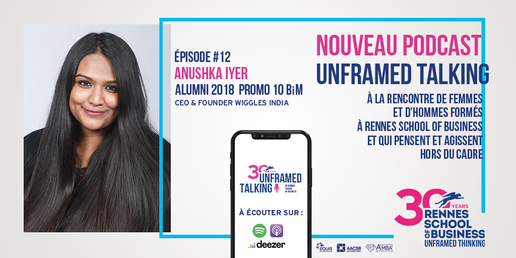 🎧 #Podcast - Nouvel épisode en ligne avec <a href="/AnushkaIyer__/">Anushka Iyer</a>  qui a été classée par <a href="/Forbes/">Forbes</a> parmi les trente meilleurs chefs d'entreprise de la Silicon Asia avec son entreprise <a href="/WigglesIndia/">Wiggles.in</a> ! Découvrez son parcours ici : bit.ly/3I7KZGM