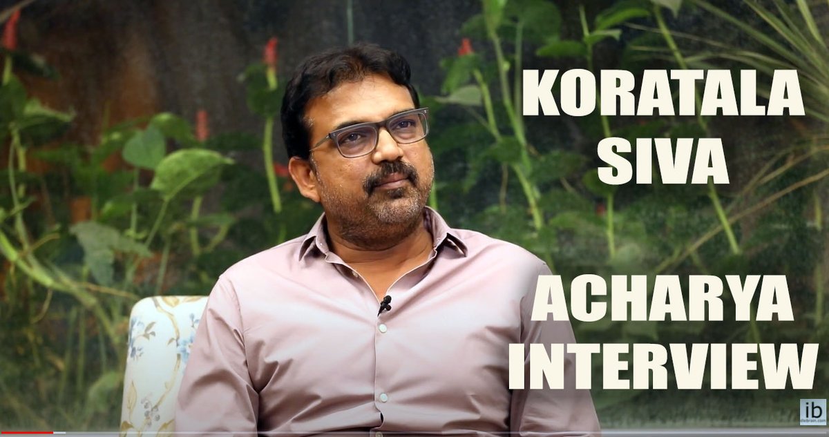 idlebraindotcom's tweet photo. Director Koratala Siva video interview about #Acharya film

https://t.co/di0s8oyWoX 

#AcharyaOnFeb4th 
#AcharyaTEASER https://t.co/CDiJIjRVds