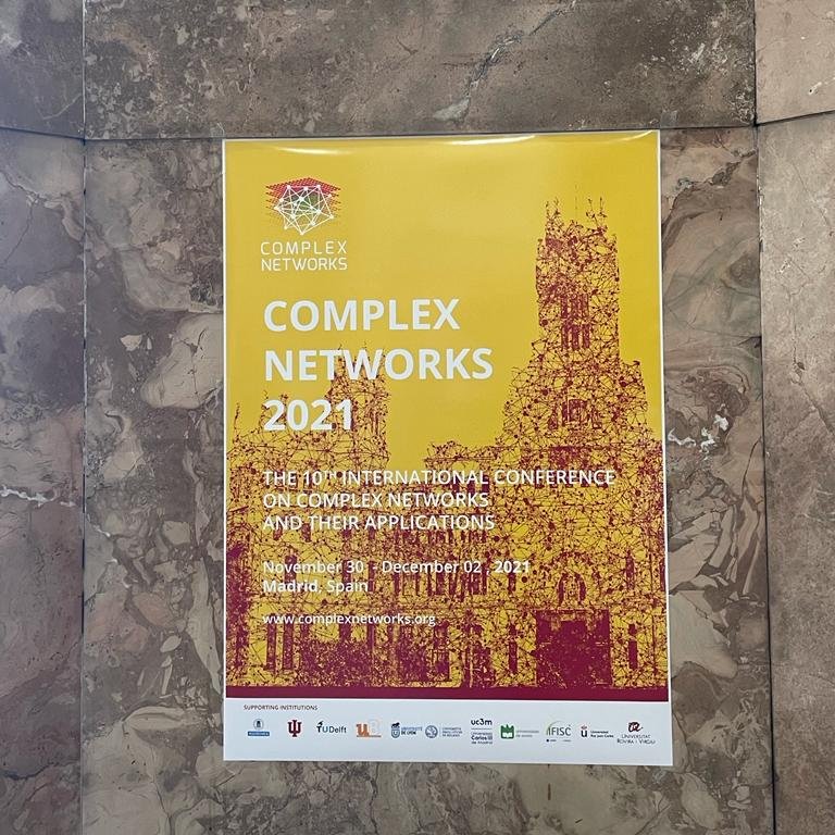 etsiaab's tweet photo. ➡ Esta semana la ETSIAAB acoge el Congreso Internacional de Sistemas Complejos (https://t.co/oorhYleQ3e). Evento con relevancia científica en el año en que el premio Nobel de Física se ha concedido a investigadores de esta línea.
¡Bienvenidos/as al #ComplexNet_21UPM! https://t.co/5T7pYA59ow