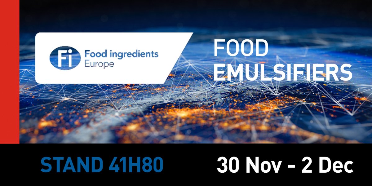 From today until Thursday, 2nd December, #Lasenor will be exhibiting at the <a href="/Fi_FiEurope/">Food ingredients Europe</a> (FIE) in Frankfurt at booth 41H80, presenting all its latest #innovations and #developments in #lecithin and its applications as a natural #emulsifier.

#growingtogether #fieurope21 #FIEurope