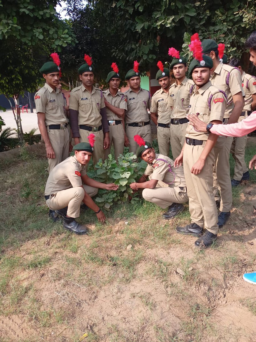 kota_ncc's tweet photo. To commemorate 73 rd NCC day 1 Raj NCC EME Coy  Alwar ( Kota gp) conducted  statue cleaning, tree plantation and NCC rally. The even was celebrated with great fervour .
@dte_ncc 
@HQ_DG_NCC 
@drajaykumar_ias 
@RajCMO https://t.co/PYSurhpOMn
