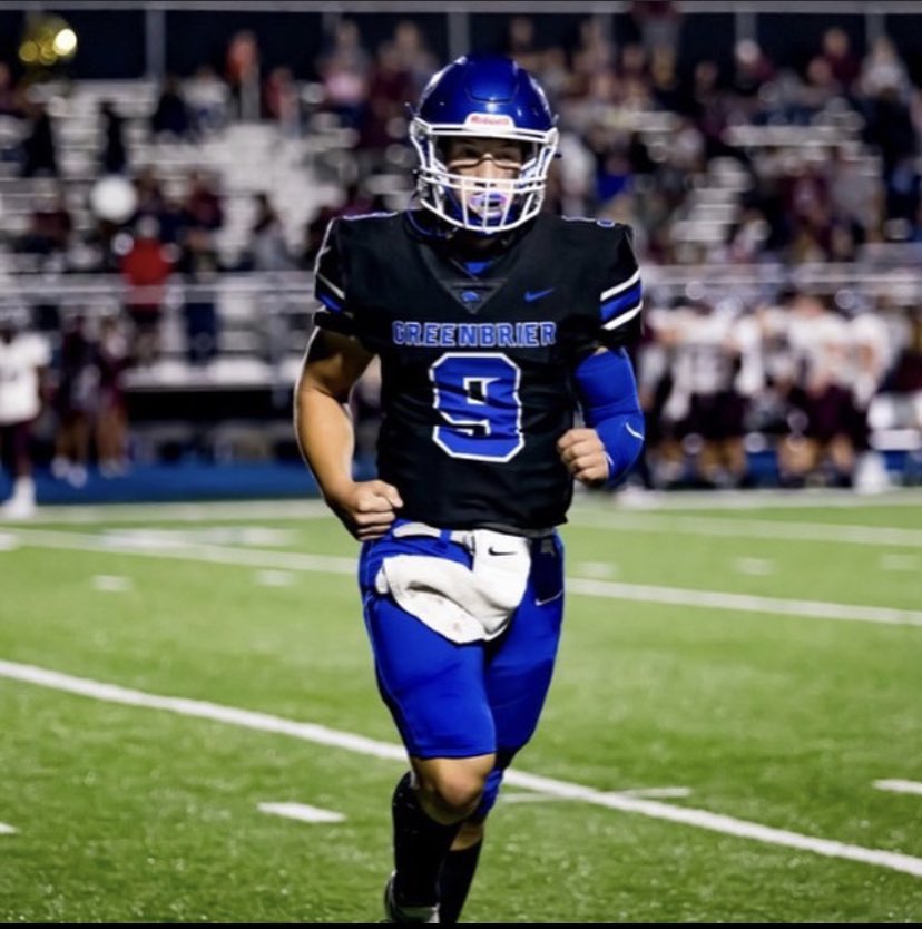 Player spotlight-
Cooper Wilcox, QB, C/0 22, Greenbrier
Wilcox was 137/233 for 2,346 and 28 TD’s! He also added 1,004 on the ground for 19 TD’s!
2020 all conference, 3 time player of the week
Holds offers from Hendrix and Arkansas Baptist, college coaches need this player!!