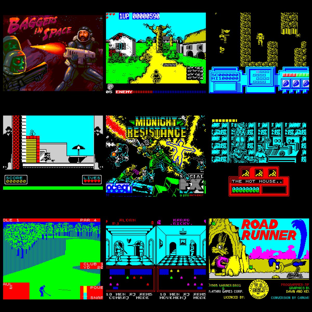 Spectrum Legend No.29
Jim Bagley - coder/designer
Games: Midnight Resistance, Cabal, Leaderboard &amp; more.

#spectriv
Jim's 1st effort, Throne of Fire, was a complex game full of huge sprites that moved off-screen. Designed by Mike Singleton, it was more like trial of fire for Jim!