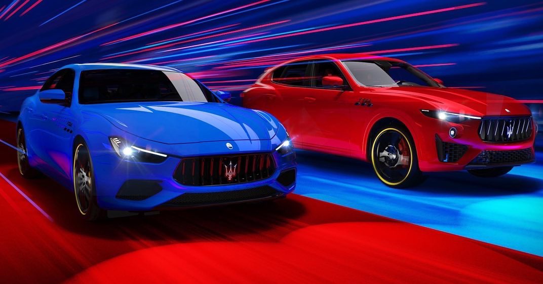 maseratiascot's tweet photo. A bold, vintage-inspired track aesthetic. The F Tributo Special Edition is the sportiest racing suit for your high-performance Levante and Ghibli.
Would you wear it in Rosso or Azzurro Tributo?
#Maserati #FTributo #Luxury #ItalianDesign #MaranelloMaserati https://t.co/8kt6LzOjpB