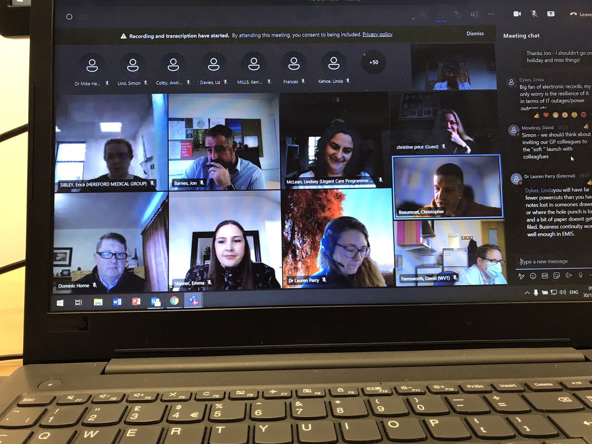 Over 70 people on Transformation Tuesday - primary, secondary , social care - CCG, health watch and more . Patient involvement, digital and making every referral count just a few of this mornings topics. Brilliant 🤩