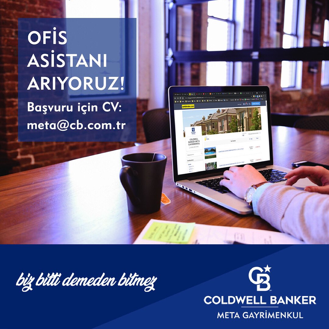 İstanbul Sarıyer Zekeriyaköy'de bulunan Coldwell Banker Meta Gayrimenkul ofisimize, deneyimli ofis asistanı aramaktayız.

Bizimle çalışmak istiyorsanız lütfen iletişime geçin.

Detaylı bilgi ve başvuru için:

📧 meta@cb.com.tr
📱 0532 523 49 57

#işilanı #zekeriyaköy #asistan