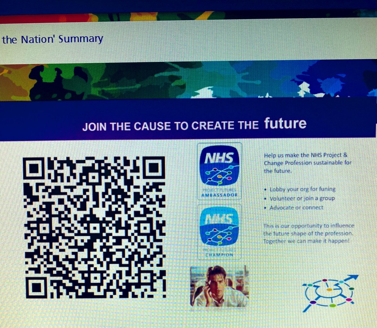 PamBahia1's tweet photo. Join usโฆ scan QR code and pop in suggestions! ๐
#NHSProjectFest21 #NHSProjectFutures #NHSProjectProfessionals https://t.co/EWEb2TKtps