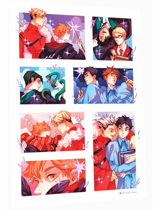New holo stickers 🦊🐤
#atsuhina #HogwartsHQ 