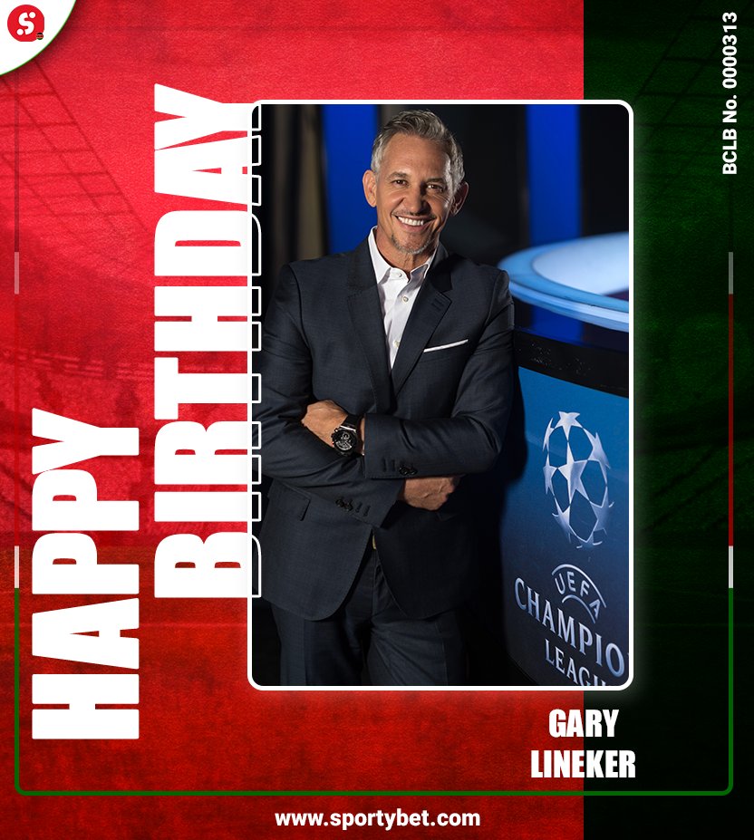 Happy birthday to Gary Lineker!

He never received a yellow or red card during his 16-year career. 