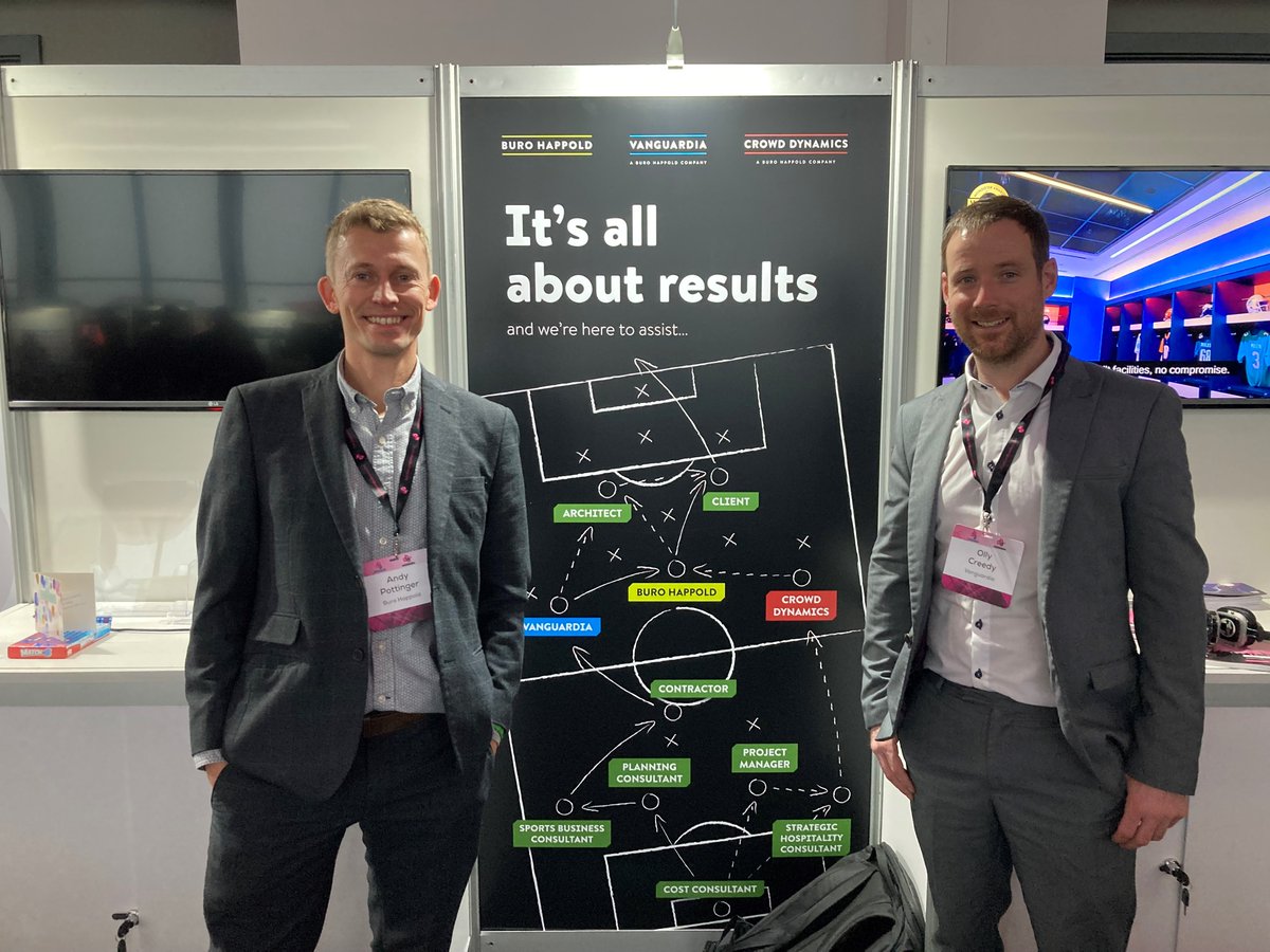 burohappold's tweet photo. The @stadiumbusiness summit is underway and our team is in place at @EmiratesOT for the two-day event.

As well as exhibiting in the marketplace, members of the team will also be presenting throughout the summit.

Find out more here: https://t.co/LFHjBKejCw

#SBS21 #stadiumbiz https://t.co/U6UecfOdzf