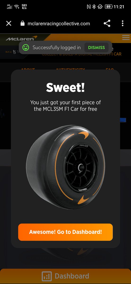 Jason150000's tweet photo. Wow @McLarenF1 @sweet #NFT #NFTGiveaway #NFTCommunity #nftcollector https://t.co/WTq4IEZPzu
