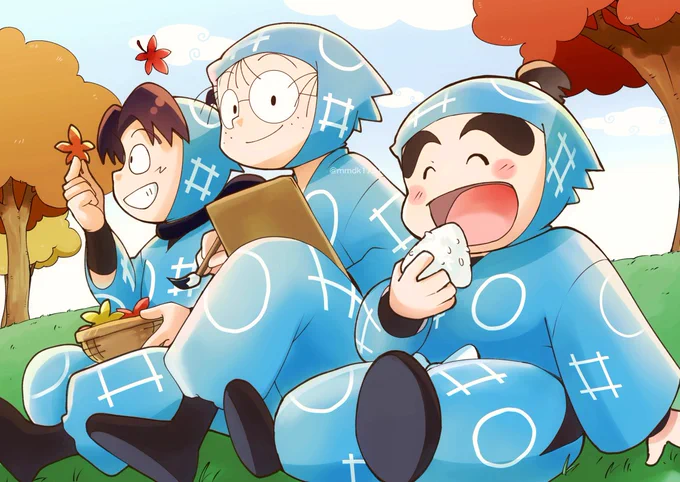 らんきりしん 3人でいろんな秋 