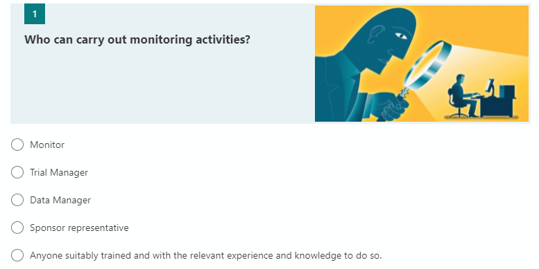 UKCTUNetwork's tweet photo. Great introduction to the general principles of monitoring by Emma Laing @NHSBT_CTU. The with big thanks to Lisa Fox @ICR_CTSU and Samantha Wileman @ CHaRT.
The live quiz was an excellent way to test your understanding!
#IntroToMonitoring #UKCTUNetwork https://t.co/bgJ9ykTEB1