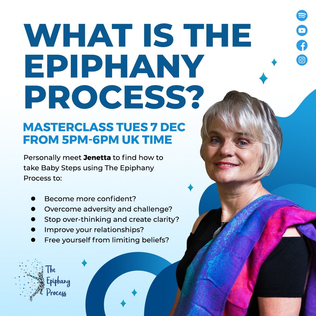 Jenetta_TEP's tweet photo. I am attending https://t.co/VnXxTd512k
Join me for this insightful class on 7 December. #jenettabarry #theepiphanyprocess https://t.co/JZnv6edOvh