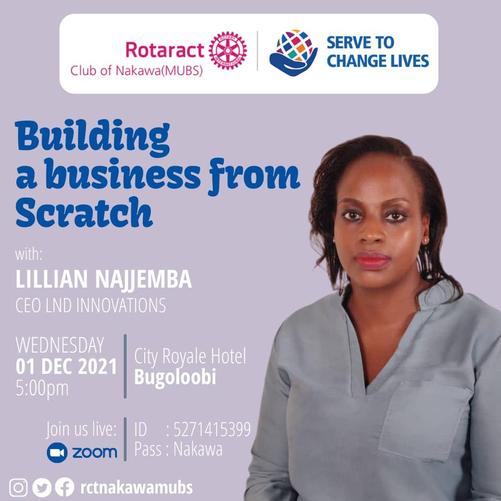 Starting has never been easy 
Join us this Wednesday as we learn how to off set those amazing idea
Venue City Royale Bugolobi
Time 5:00pm
#tusimbudee 
#Rotaract
#Rotary