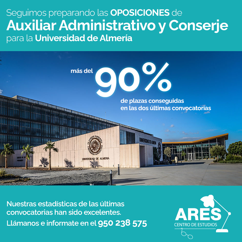 AresEstudios's tweet photo. Oposiciones de Auxiliar Administrativo y Conserje
👉Más info en https://t.co/NSNR3onVdM
#oposiciones2021 #oposiciones #oposicionesalmeria #prepararoposiciones #opos #opositores #opositar #auxiliaradministrativo #conserje #almeria #queestudiar https://t.co/DauxESIN3Z