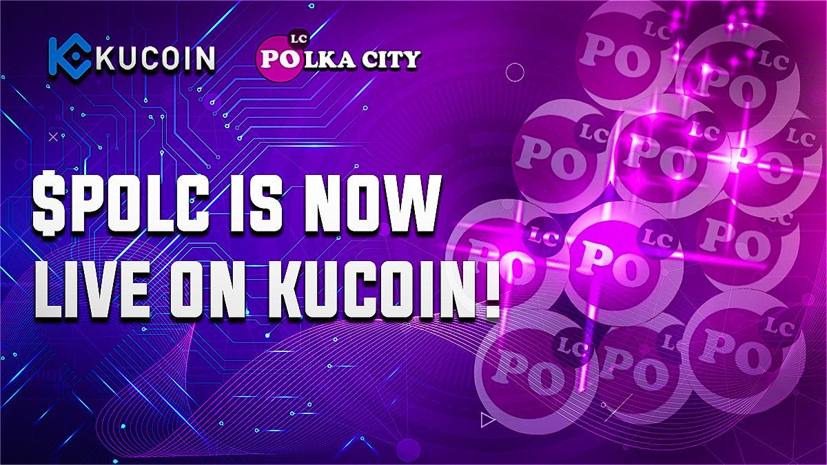 PolkaCity's tweet photo. $POLC IS NOW LIVE ON @KUCOINCOM!

Happy trading!

https://t.co/ODpOgCploF

#Metaverse #NFT #NFTs #Kucoin #Polkacity #NFTgaming #DeFi #Polkadot https://t.co/TltNmNYUv6