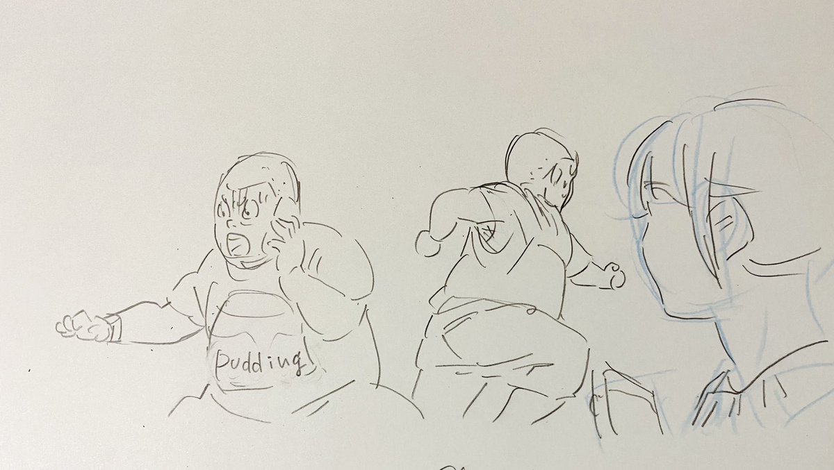 機敏な壬生くんの下絵 