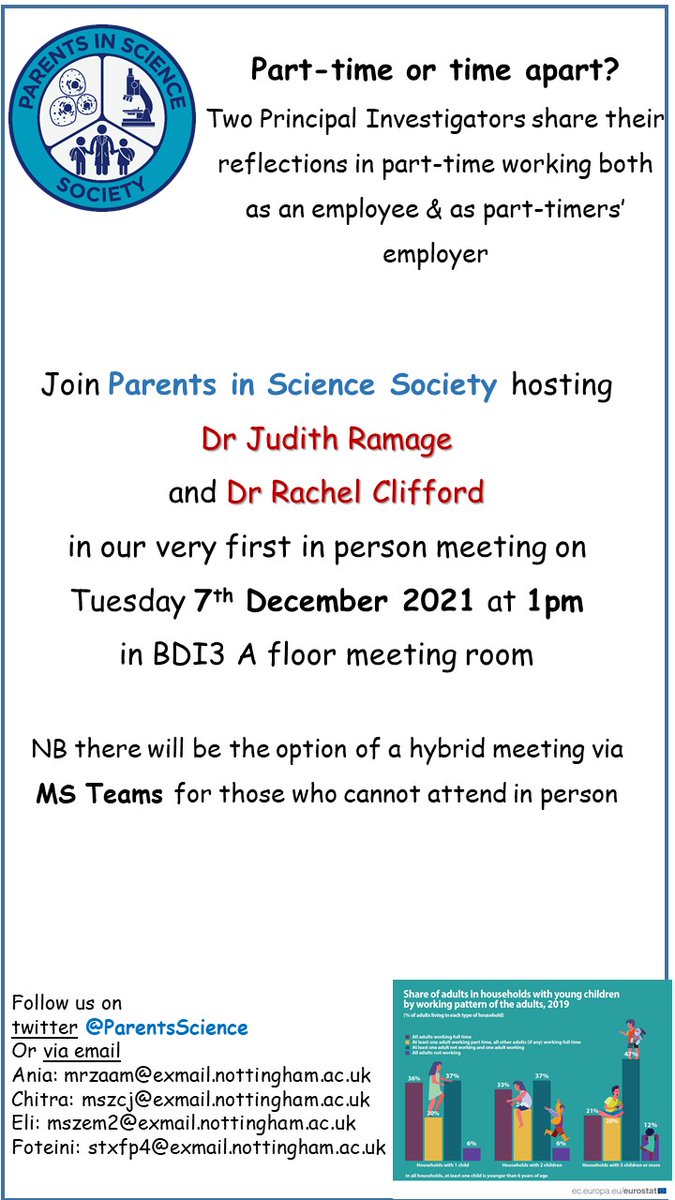 ParentsScience's tweet image. Good morning! Our team is super excited to announce our next meeting in BDI3!! Please save the date Tuesday 7th of December at 1pm @UoN_BDI @MedicineUoN @UoNCancerCentre @DrRachClifford @ Judith Ramage.