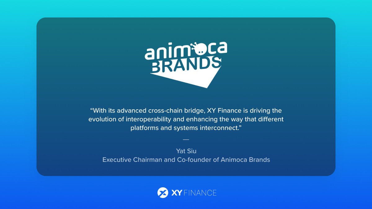 xyfinance's tweet photo. It's awesome that @animocabrands understands what we're trying to achieve🥰

Excited to be working together with 
Animoca Brands to explore more opportunities in #DeFi &amp; #Metaverse https://t.co/b8IatFW1pB