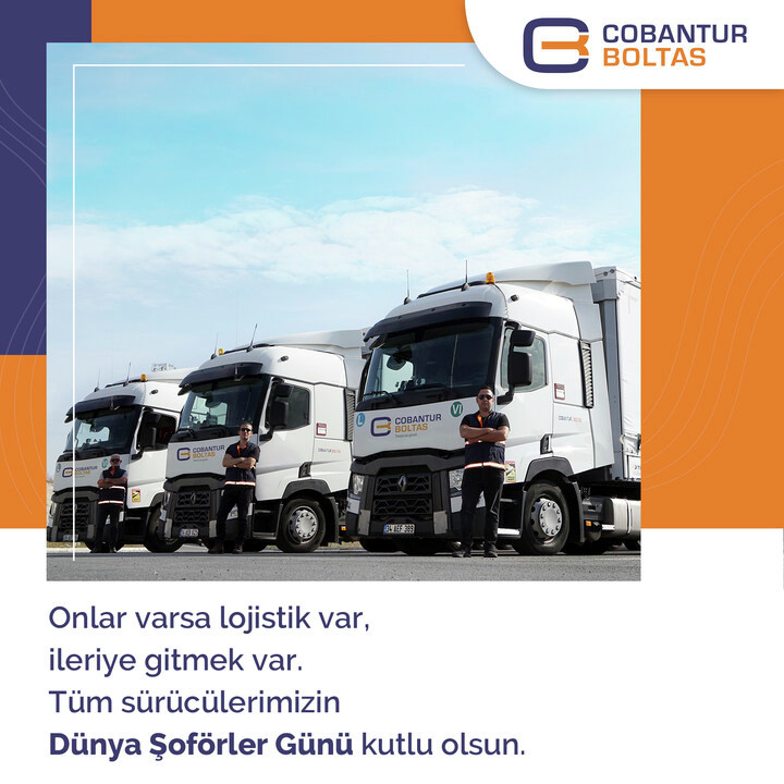 cobantur_log's tweet photo. Onlar varsa lojistik var, ileriye gitmek var.
Tüm sürücülerimizin Dünya Şoförler Günü kutlu olsun.
#CobanturBoltas #SığmıyoruzTaşıyoruz #TwiceasGood #BizCOBANTURuz #WorldDriversDay #DünyaŞoförlerGünü https://t.co/g71ZIeu9Jb