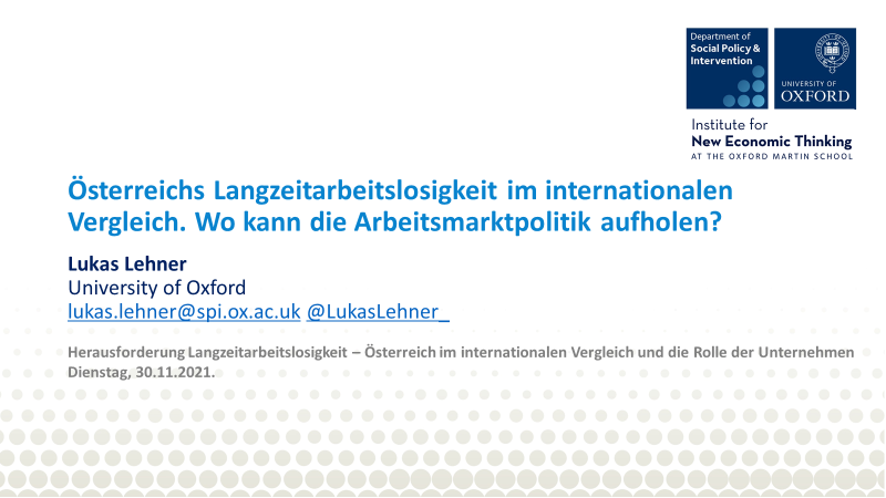 LukasLehner_'s tweet photo. Wie steht Österreichs Langzeitarbeitslosigkeit im internationalen Vergleich da?
Wo kann die Arbeitsmarktpolitik aufholen und von anderen Ländern lernen?

Diese und andere Fragen diskutieren wir bei @DiskursDWN gemeinsam mit Rainer Eppel (@WIFOat).
https://t.co/YwhvI9CKXK https://t.co/O6Bd6jlahR