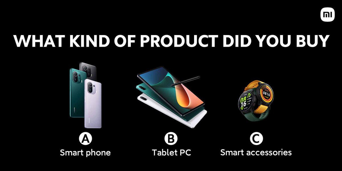 XiaomiSupport's tweet photo. #HelloMifans What kind of product did you buy during the Black Friday? Please share with us😎 https://t.co/2kcHWpIND5