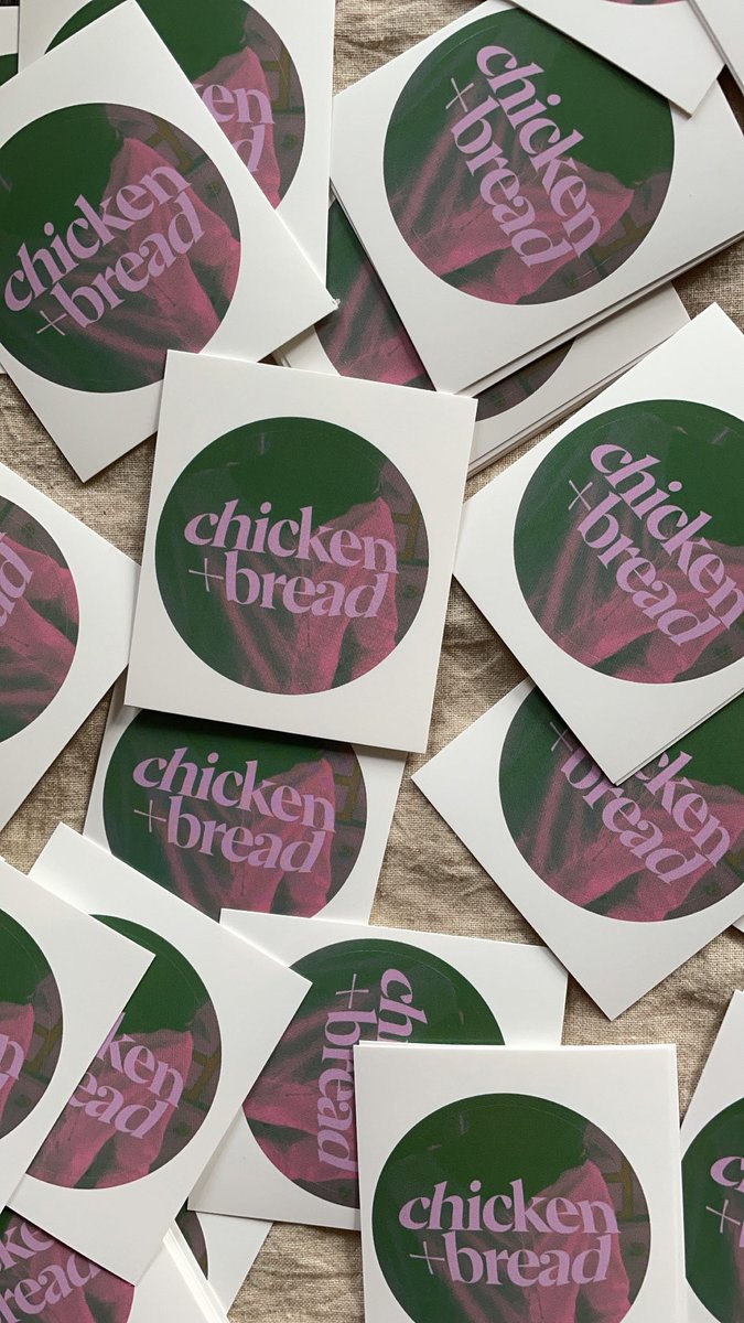 Have you got your hands on a copy of issue 1 yet? We’ve got new stickers for new orders :-) chickenandbread.com