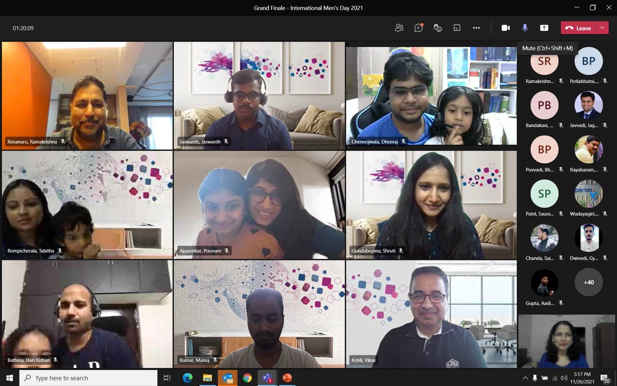 Experian Hyderabad celebrated #InternationalMensDay2021 on November 26th with an engaging panel discussion and inspirational messages!