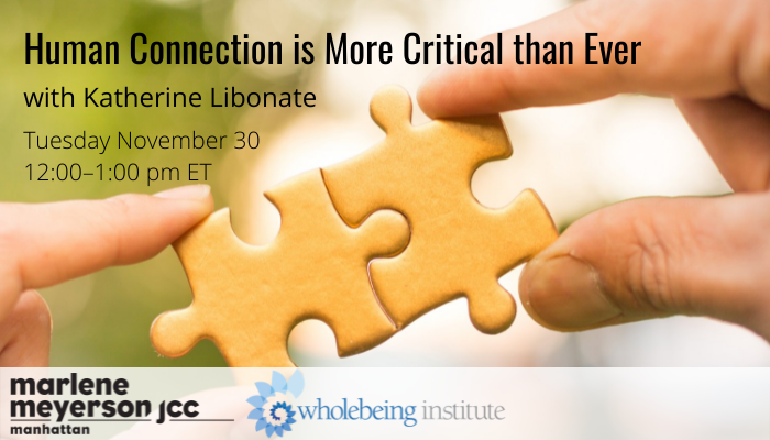 #covid19 has made connecting with others hard. This basic human need needs to be continuously cultivated. Join Katherine Libonate in our Lunch and Learn today to hear how it can still be done: ow.ly/J19p30s2apA