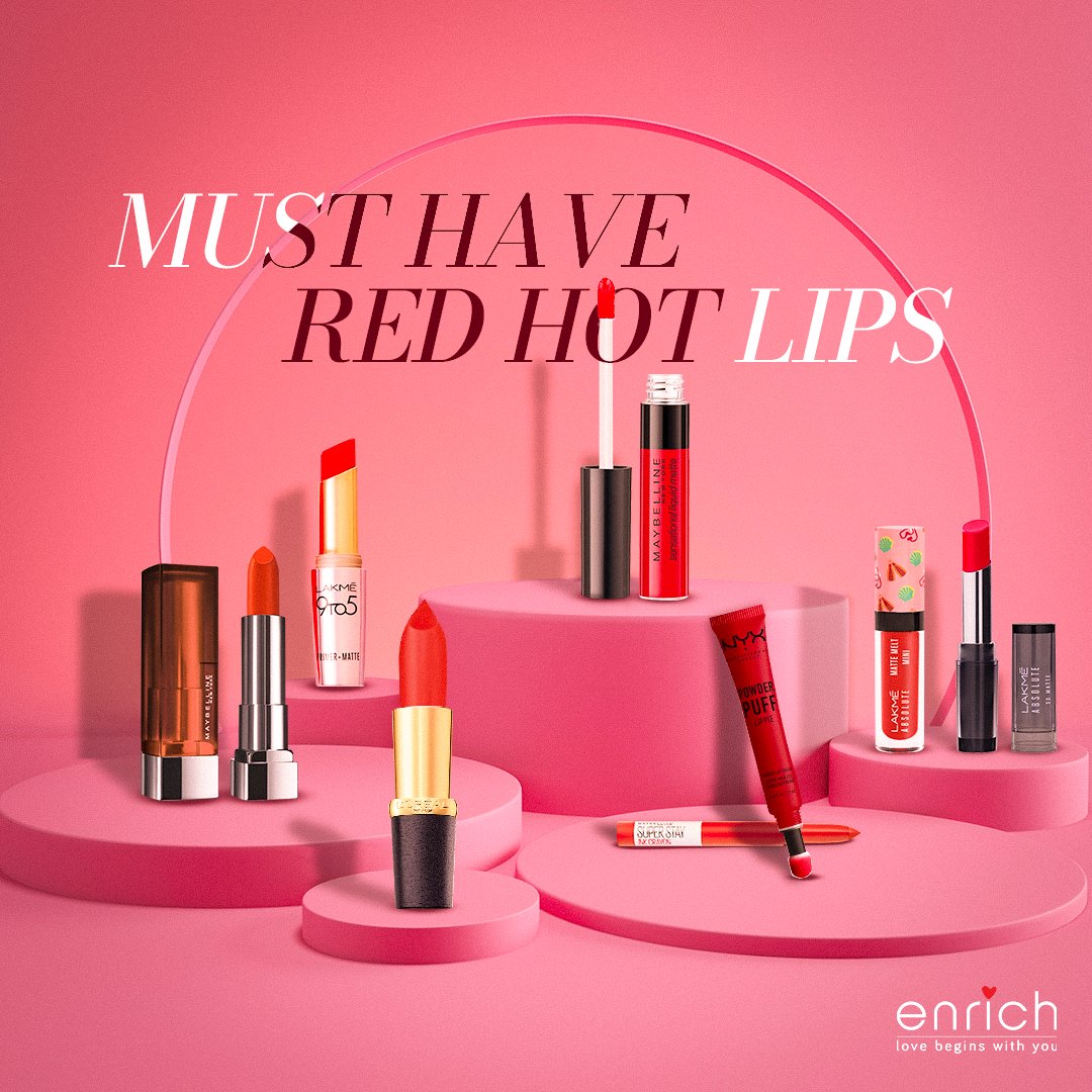 enrichbeautyin's tweet photo. 💋 Red lips is a timeless statement lip color. 💋

👇🏽Tag a friend who looks amazing in Red!👇🏽

#enrichbeauty #redlips #statementlips #makeup #bestredlipstick #redlipstick https://t.co/koHd895uRl