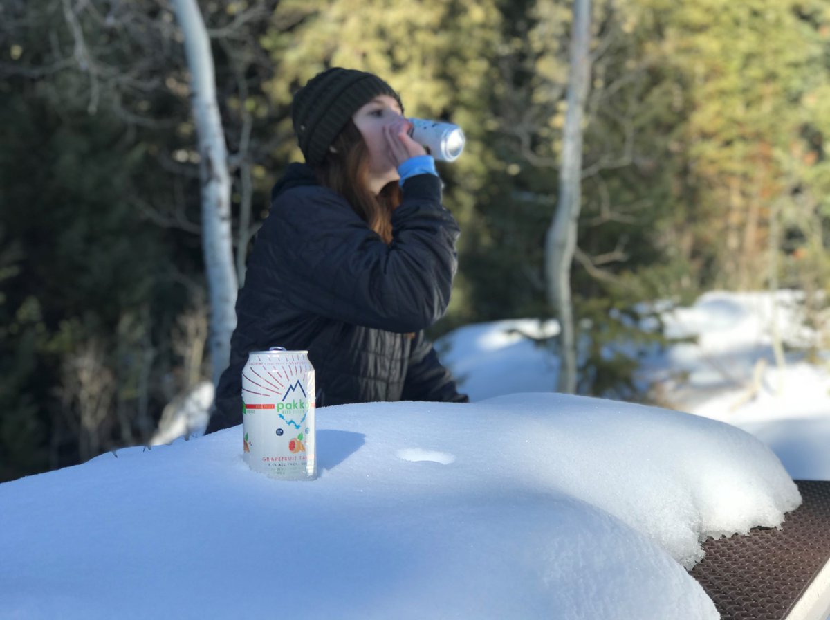 pakkaseltzer's tweet photo. 🎶🎶🎶Hey Baby It's Cold Outside🎶🎶🎶

You can catch me warming up with Grapefruit Tangerine Hard Seltzer. Our 8% ABV version is now available at Utah State Liquor Stores and at @EpicBrewingSLC https://t.co/eLVuOoTVQ9