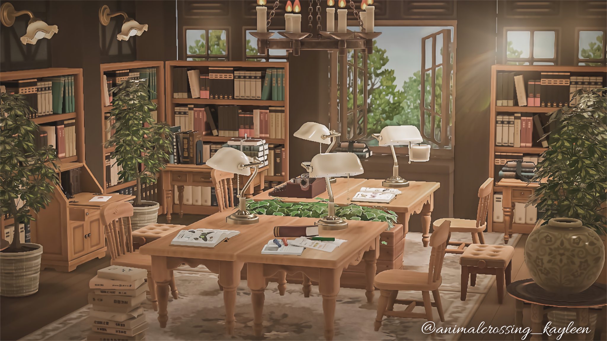 ☕️ • K a y l e e n • ☕️ on Twitter "A quaint student library 🪴📚 I