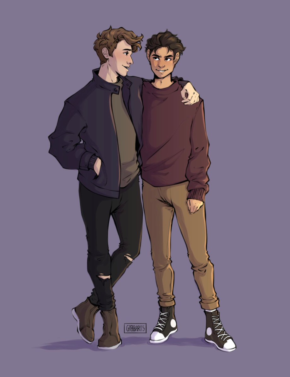 caledietrich's tweet photo. IF THIS GETS OUT comes out in one week!!! To celebrate I commissioned this art of Ruben and Zach from the incredible @Gibb_Arts
#ifthisgetsout 💜💜💜 https://t.co/YLCwc1FOs8