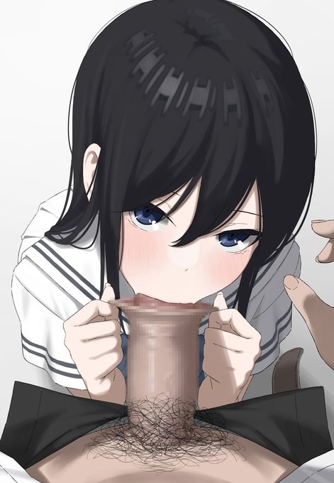 フェラチオ実習(?)で、たまたま好きな女の子と一緒になって包茎ちんちんを舐めてもらう…「どうしたの?」 