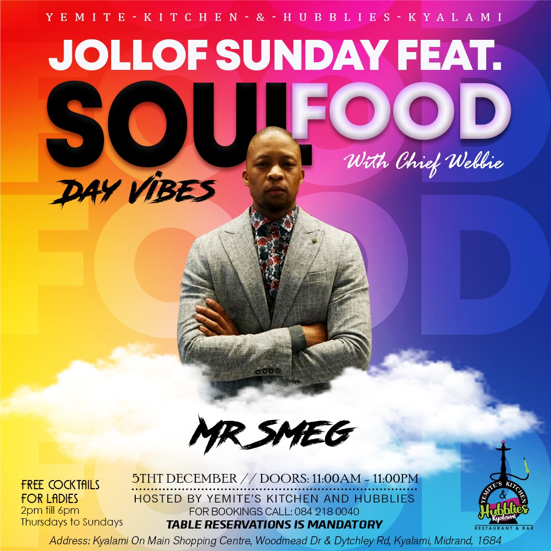 Yemitekitchen's tweet photo. #jollofsunday ft #soulfoodsunday with @webbie_gcanga @MichaelBucwa #cyasa 📍Kyalami on main shopping centre https://t.co/jFXiSohnGi