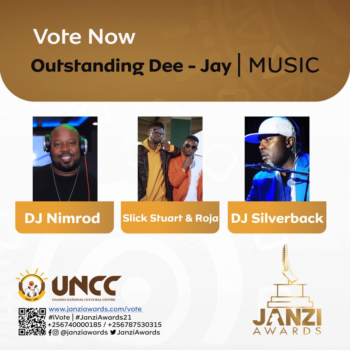 alextar_promoz's tweet photo. @JanziAwards #AlextarPromotionz #IVote #SlickstuartAndRoja #OutstandingDeejay @DjRoja @djSlickStuart https://t.co/CNyDnkf8L0