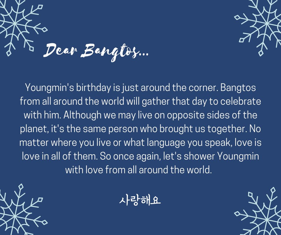 BringLYMBack's tweet photo. I LOVE YOU IN EVERY LANGUAGE - birthday project for LIM YOUNGMIN 🎄🎁 

- read instructions and rules first 
- submit your photo under THIS post or send it to: bringlymback@gmail.com 

Please like and share 💜

DEADLINE: 12.20

#OurShiningStarYoungmin 
#BringYoungminBack #임영민 https://t.co/TaPrxgnxbt