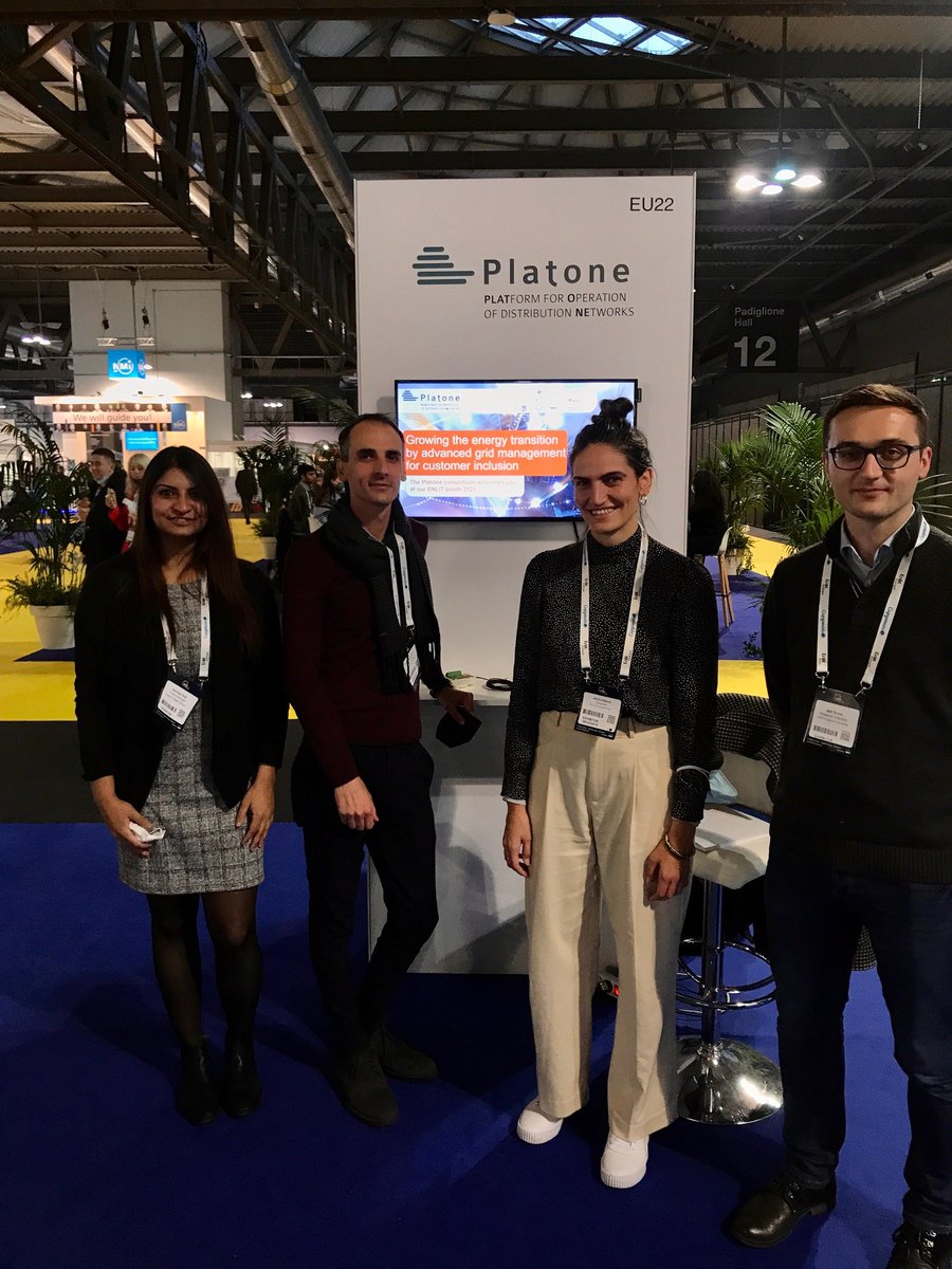 PlatoneH2020 (@platoneh2020) on Twitter photo Meet our project at the Enlit and learn more on how we are growing the energy transition. Find us at the EU Project Zone Hall 12, booth EU22. #IAmEnlit #PlatoneH2020 <a href="/Enlit_Europe/">Enlit Europe</a> Meet our project at the Enlit and learn more on how we are growing the energy transition. Find us at the EU Project Zone Hall 12, booth EU22. #IAmEnlit #PlatoneH2020 <a href="/Enlit_Europe/">Enlit Europe</a>