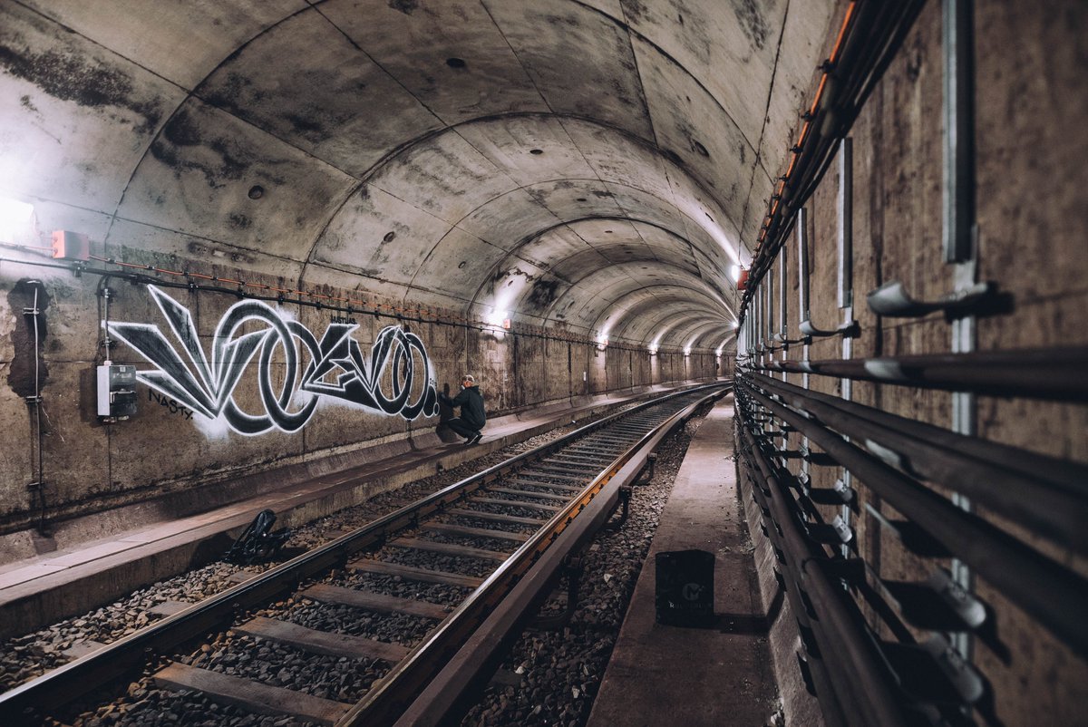 HD_XR's tweet photo. Tunnel Tuesday! I've spent way too long running around Berlin's metro system over the years. heres some of my favourite shots from nights running the lines. https://t.co/6oX2uiHBKr
