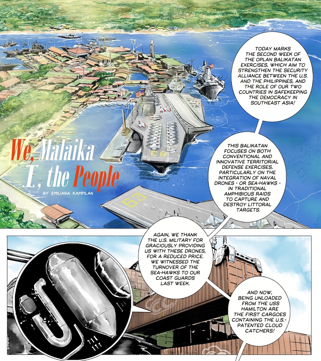 I has a proud. My anti-imperialist, climate action, lesbian road-trip komiks is here. For those who want to read it for freesies: 10yearstosavetheworld.com/comics/emilian…

#comics #cop26