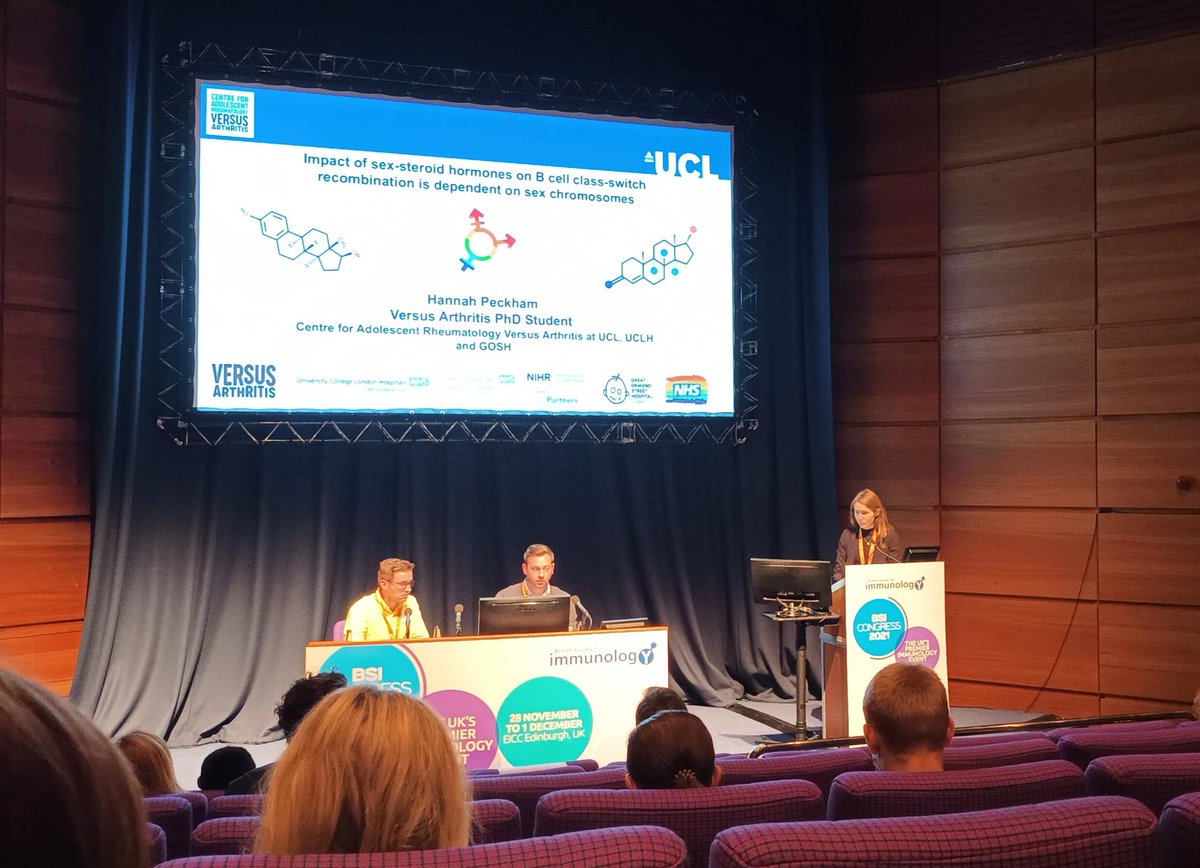 luciamg21's tweet photo. Now @Pekiiii showing her amazing work at the #BSI21
#bcell #classswitch #sexhormones
#lupus https://t.co/qJHJ19MjjL