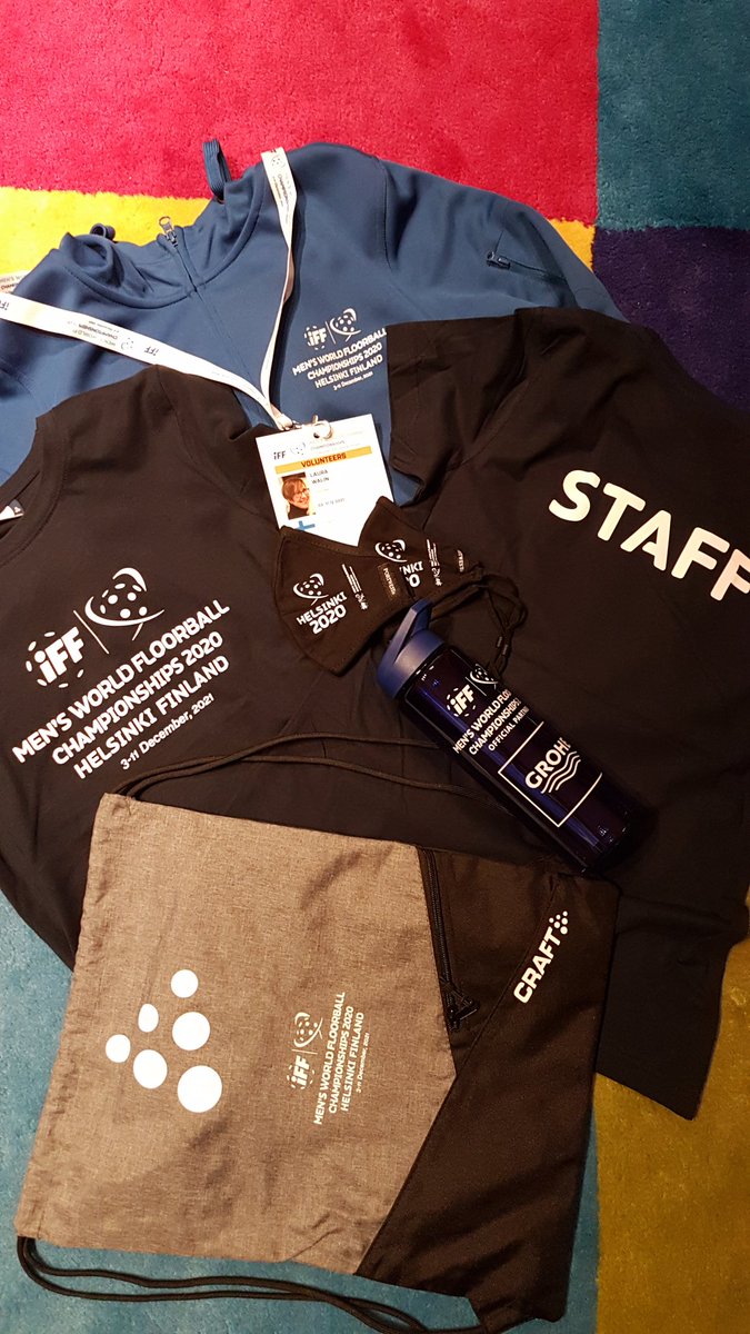 Olen akkreditoitunut, perjantaina mennään! #salibandy #floorball #WFCHelsinki2020 #volunteers #TournamentOffice
