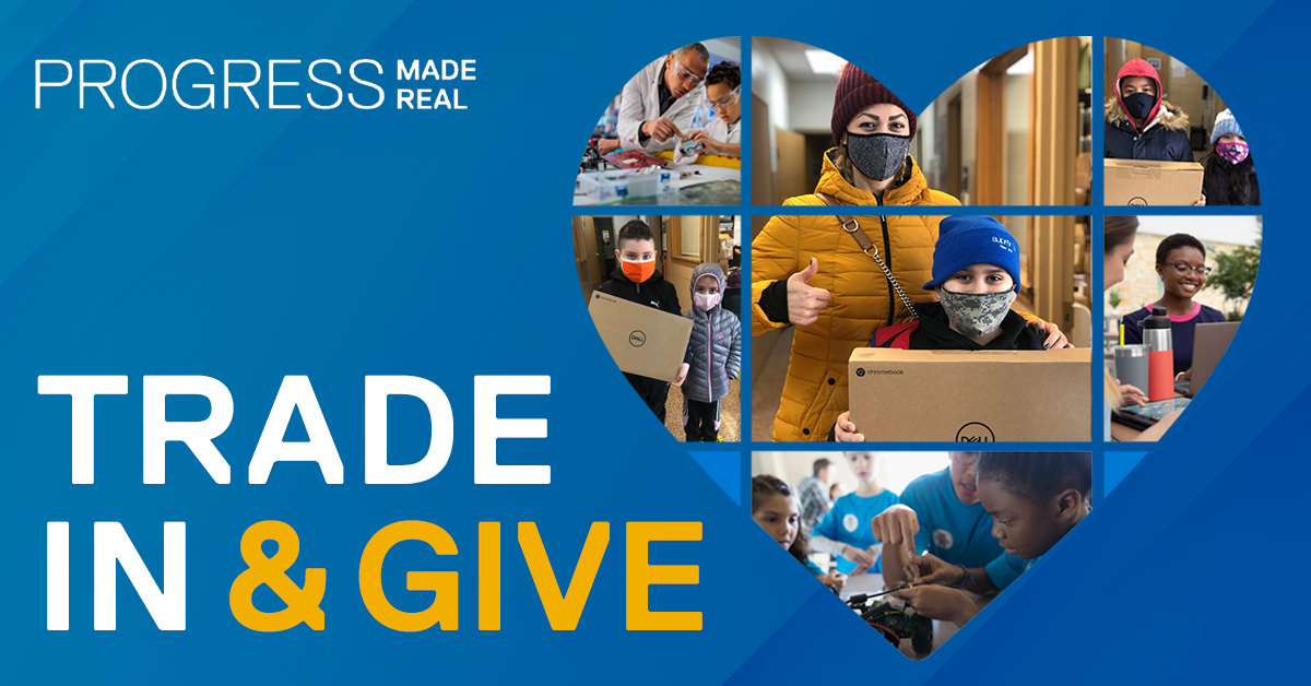 'Tis the season to give back. Throughout December, we're working with @ProcterGamble's @TakeOnRace to increase access to education — trade in a computer with us, and we'll donate a new one! Help us get up to 2K new laptops to kids in need👉 dell.to/3I2mZ81 #GivingTuesday