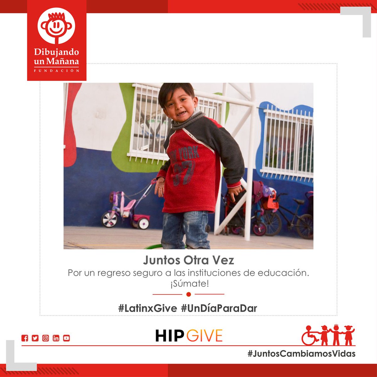 FDibujando's tweet photo. Únete a nuestro proyecto de #JuntosOtraVez en este día mundial de #UnDíaParaDar para que niñas, niños adolescentes de @AFavorOficial y @cayam_a_c tengan un regreso seguro a sus instituciones de educación.

Dona aquí: https://t.co/aeXsMnXl1n
#LatinxGive #VolverSeguros https://t.co/6ZQuuqnCnf