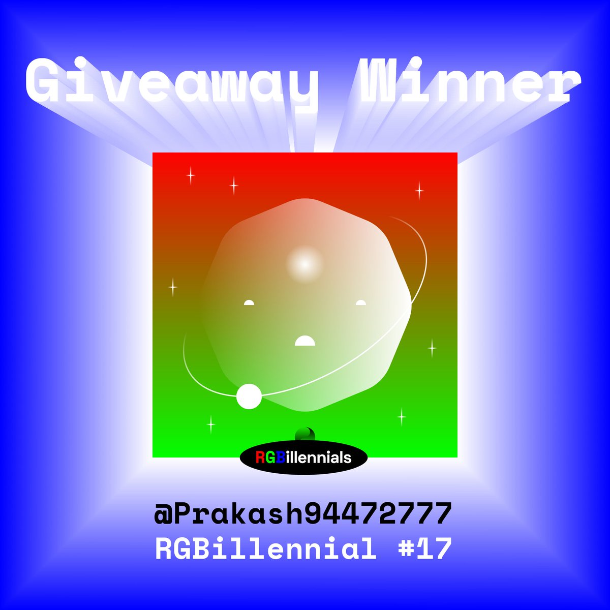 Congratulations to a giveaway winner <a href="/Prakash94472777/">Prakash</a> - RGBillennial #17!
Thank you for your support on behalf of all <a href="/RGBillennials/">RGBillennials</a>!

NFTmint on $Matic <a href="/0xPolygon/">Polygon | POL</a> will be announced very soon!
#NFTGiveaway #NFTs #NFTcommunity #NFTmint #NFTdrop #NFTcollection #ETH #MATIC