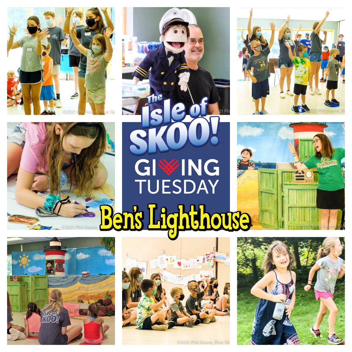 Please support Ben's Lighthouse this GivingTuesday and help provide our free, mentor-based summer camp, The Isle of Skoo to children ages 4 - 8. Donate here:benslighthouse.networkforgood.com/projects/14447… #GivingTuesday2021 #theisleofskoo #benslighthouse