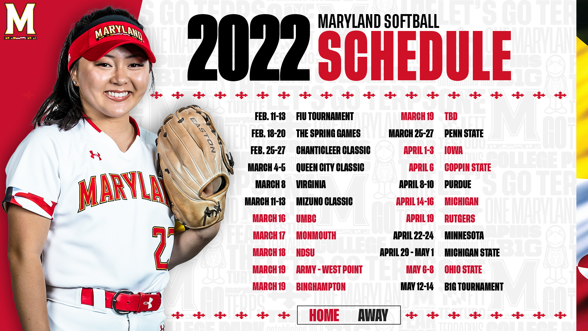 Michigan Softball Schedule 2022 Maryland Softball On Twitter: "𝒯𝒽𝑒 𝓂𝑜𝓂𝑒𝓃𝓉 𝓎𝑜𝓊'𝓋𝑒 𝒷𝑒𝑒𝓃  𝓌𝒶𝒾𝓉𝒾𝓃𝑔 𝒻𝑜𝓇... The 2022 Schedule Has Arrived!! For A Full  Breakdown Head Here ⬇️ Https://T.co/Nkpstoykis Https://T.co/Fvjvajkxmu" /  Twitter