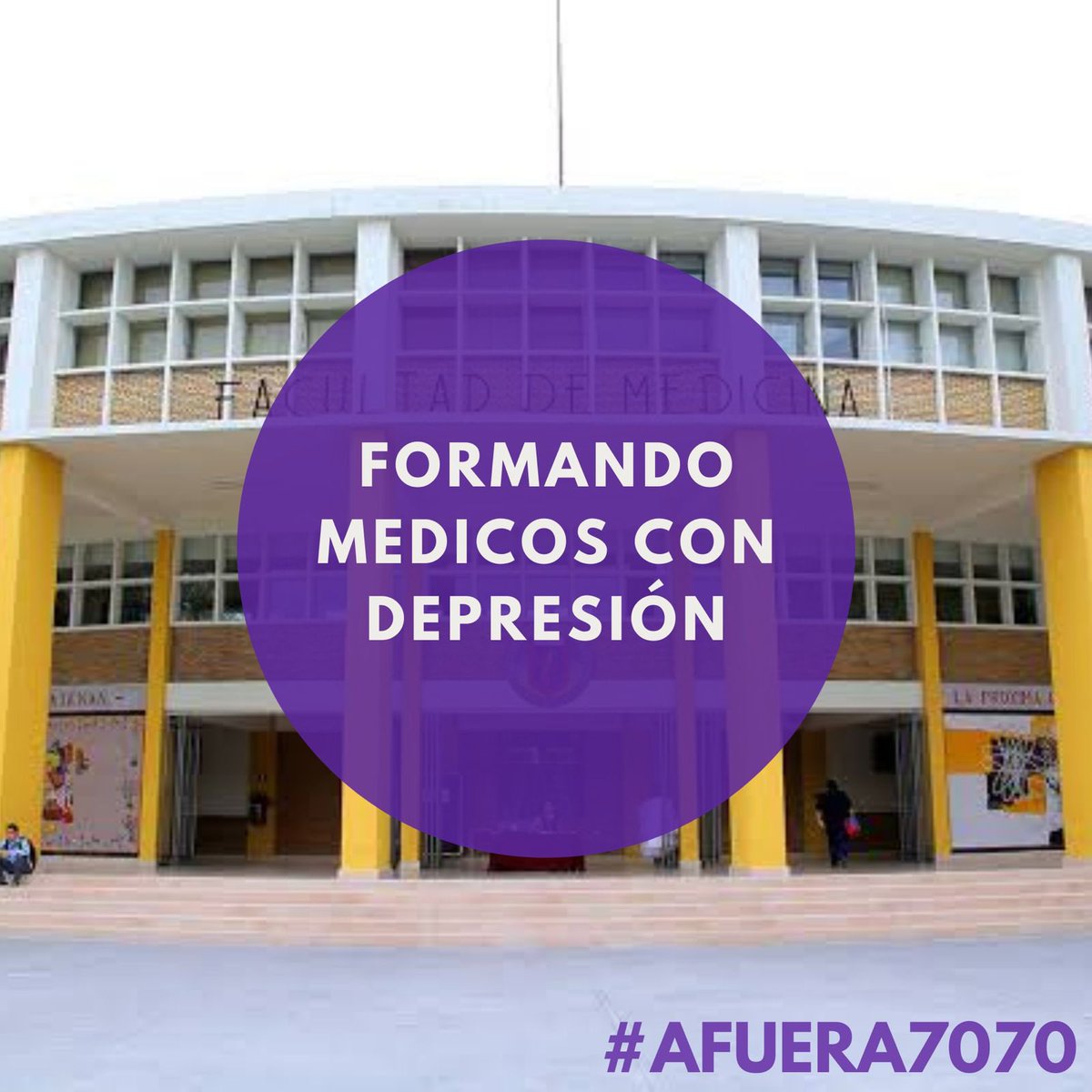 Estar en facmed es: Sentirme culpable por descansar.

#Afuera7070. Que se note que les importa nuestra salud! <a href="/uanl/">UANL</a>
