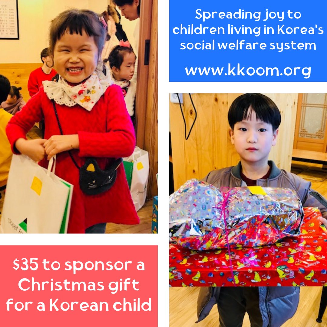 koreankids's tweet photo. 🤩 #GivingTuesday is here! 

🎄 For every like and repost, our Executive Director will donate $2 towards KKOOM’s #LittleMiracles Holiday to support Korean children. 

✨ Let’s make a difference together to spread joy this holiday season. Visit https://t.co/wYKaAScCfL to give. https://t.co/h0SQNxPVML
